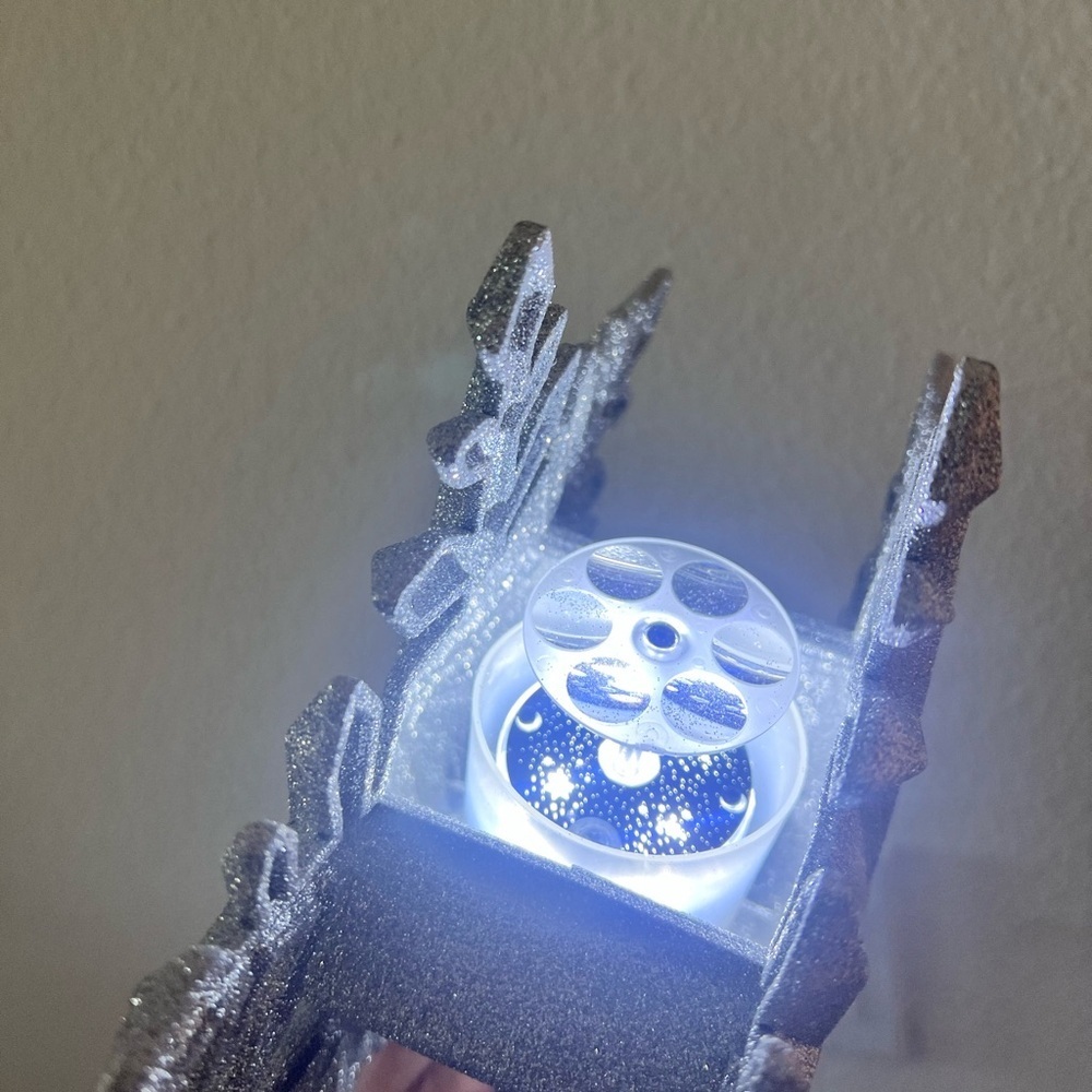 Silver Snowflake Holiday Decoration Tree Topper - Picture 4 of 5